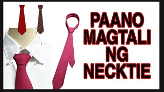 PAANO MAGTALI NG NECKTIE LynSawada513 [upl. by Yojenitsirk]