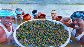 TINY SNAIL  Oomachi  Snail Hunting Cleaning Cooking and Eating in South Indian Village [upl. by Martica]