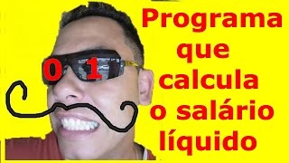 Como se calcula o salário líquido [upl. by Akemak]