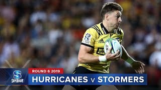 Hurricanes v Stormers  Super Rugby 2019 Rd 6 Highlights [upl. by Newton]