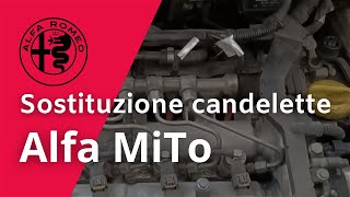 Sostituzione candelette Alfa Mito 16 JTDm 120 cv [upl. by Hailahk401]