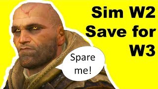 Tips for Witcher 2 Simulated Save Shaving in Witcher 3 Spare Letho wildhunt letho [upl. by Flosser561]