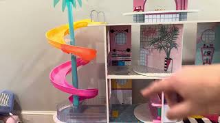 LOL Surprise OMG Fashion House Playset Review amp Tour [upl. by Anenahs]