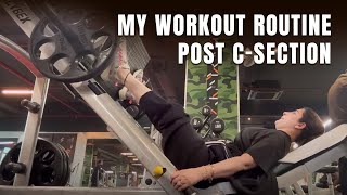 My Workout Routine Post CSection  Mansi Sharma Vlogs [upl. by Atinehs]