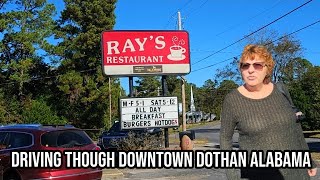 Historic Downtown DOTHAN Alabama 🥜Site Seeing [upl. by Ferretti]