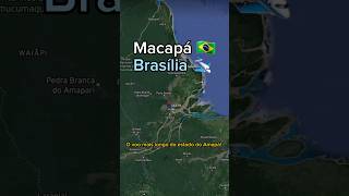 Macapá  Brasília 🇧🇷 O voo mais longo do estado do Amapá 🛩️ [upl. by Latsirk]