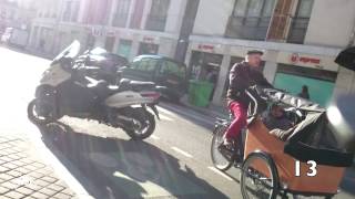 Demander à la police denlever un scooter dune piste cyclable [upl. by Arnaud]