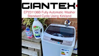 Giantex EP23113GB 45kg Fully Automatic Portable Washing Machine Using Kirkland [upl. by Bebe]