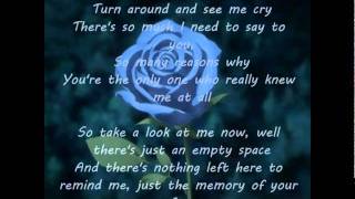 Phil Collins Against All Odds  lyrics [upl. by Cristen]