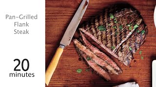 How to Make PanGrilled Flank Steak  MyRecipes [upl. by Kraus]