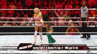 Raw  Kelly Kelly vs Brie Bella [upl. by Garwin]