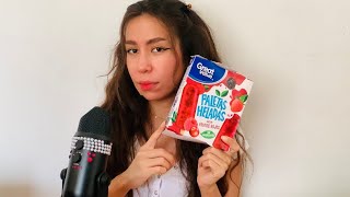 ASMR comiendo paletas heladas 🍭 🧊 [upl. by Eidnyl]