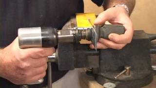 Aircraft Flush Riveting RV Builder Basics [upl. by Aremaj]