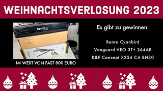 Die StativfreakWeihnachtsverlosung 2023 im Wert von fast 800 Euro [upl. by Kalman]