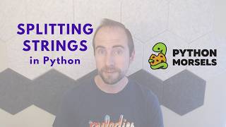 The string quotsplitquot method in Python [upl. by Llertnauq]