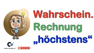 Wahrscheinlichkeitsrechnung mit höchstens [upl. by Hike]