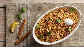 Lebanese Freekeh with Lentils amp Onions Recipe [upl. by Kreindler872]