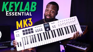 The BEST Budget MIDI Keyboard 2023  Arturia KeyLab Essential MK3 Review [upl. by Yetac]