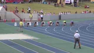 桐生 祥秀、出るか9秒台！【男子100m決勝】2013 インターハイ近畿予選 [upl. by Llenrad534]