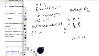 LeetCode Tutorial 3 Longest Substring Without Repeating Characters [upl. by Margetts]