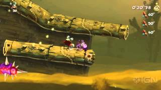 Rayman Legends Walkthrough Teensies in Trouble  Quick Sand Invasion [upl. by Nylloh]