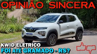 Como é a VIAGEM para Gramado de CARRO ELÉTRICO Teste Renault Kwid Etech na estrada Vale a pena [upl. by Eilak]