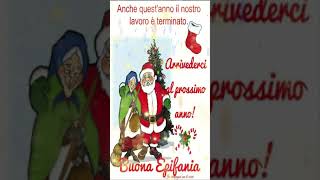 Auguri Befana per Whatsapp con video frasi e immagini divertentiBuongiorno buona Befana [upl. by Brodsky]