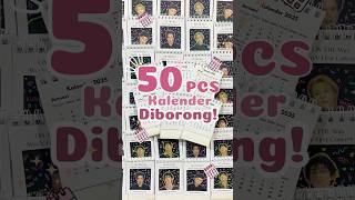 50 Pcs Kalender Diborong kalendermeja custom fyp [upl. by Acemaj408]