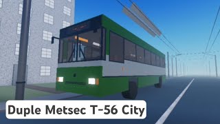 Вождение на автобусе Duple Metsec T56 City по маршруту 1  City transport simulator CTS2  Roblox [upl. by Mila824]