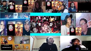 Zenitsu Saves Nezuko Chan  Reaction Mashup  Mugen Train [upl. by Eruot]