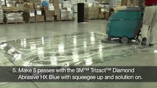 3M™ Trizact™ Diamond HX Discs and Scotchgard™ Stone Floor Protector [upl. by Nuncia]