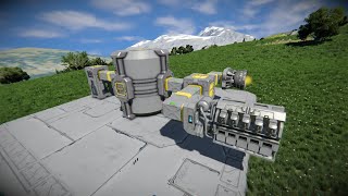 Space Engineers  How to Build a Functioning Hydrogen System and Ship  Beginners Guide  Remade [upl. by Mona]