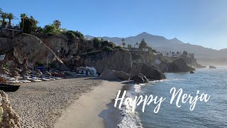 NERJA Today June 2021❤️‍🔥 Playa Calahonda in the Morning [upl. by Quillon571]