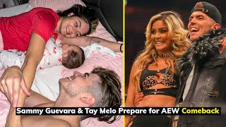 Sammy Guevara amp Tay Melo Prepare for AEW Comeback [upl. by Orelee]