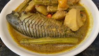 Hassa curry with saijan moringa and eddoes Guyanese style AKA Armored CatfishCascadura [upl. by Josee197]