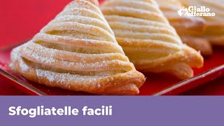 SFOGLIATELLE FACILI  Con pasta sfoglia pronta [upl. by Lehteb324]