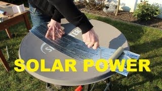 FREE SOLAR POWER how to PARABOLIC MIRROR  REFLECTOR [upl. by Ylsel]