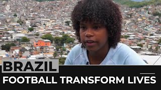 Football transforms lives of children from Brazil’s impoverished favelas [upl. by Irtimid]