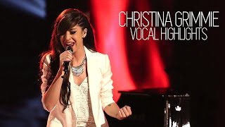 Vocal Highlights on The Voice Christina Grimmie E3  B♭5 [upl. by Tiffani]