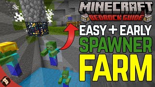 How Mob Spawner Farms Work 121  Minecraft Bedrock Guide 121 Ep4 [upl. by Ferrel]