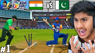 MATCH 3 INDIA VS PAKISTAN  ASIA CUP GAMEPLAY 1 [upl. by Sykleb832]