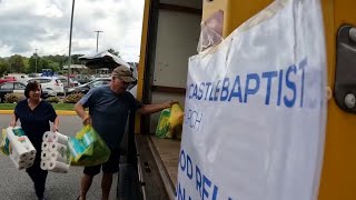 Fincastle Church collecting supplies for North Carolina [upl. by Alit334]