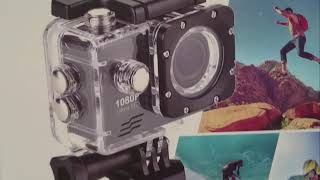 Aluratek WiFi Sports HD Action Camera 1080P 30m Underwater Range [upl. by Airdnola]