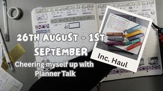 Plan with Me 26th August  1st September ft The Coffee Monsterz Co ‘A Gloomy Week’ Cousin Kit [upl. by Eiltan834]