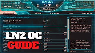 EVGA Z690 DARK KINGPIN  LN2 Overclocking Tips amp Settings [upl. by Roxine]