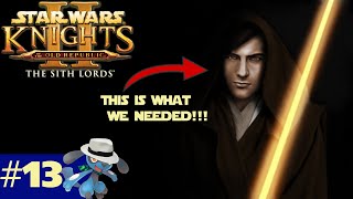 TURNING ATTON INTO A JEDI  Knights Of The Old Republic II Light Side  Part 13 [upl. by Haroppiz166]