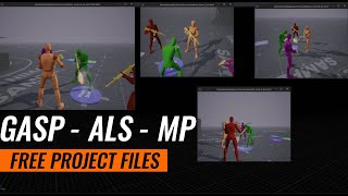 GASP  ALS  Multiplayer Fully Replicated  FREE PROJECT DOWNLOAD [upl. by Linet]