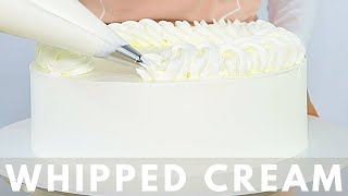 HOW TO WHIP PERFECT WHIPPED CREAM FOR CAKES AND DESSERTS │ NON DAIRY WHIPPING CREAM │ CAKES BY MK [upl. by Fayette249]