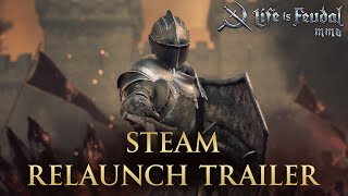 Life is Feudal MMO — Steam Relaunch Trailer [upl. by Nythsa]