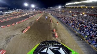 GoPro HD Ryan Villopoto Main Event 2013 Daytona Supercross [upl. by Pepita68]